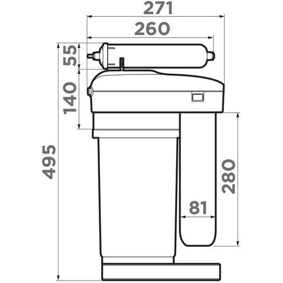 Многоступенчатая система очистки воды Omoikiri PURE DROP 2.1.4 4998004 - фото 15