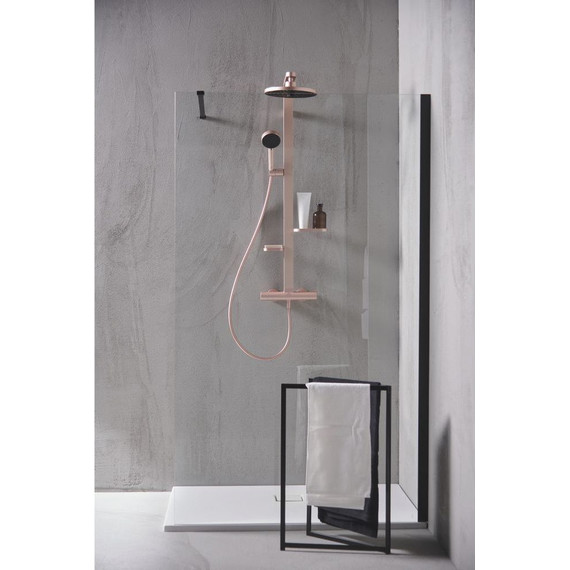 Душевая стойка с термостатом Ideal Standard ALU+ IS BD583RO, розовый - фото, картинка 7 Душевая стойка с термостатом Ideal Standard ALU+ IS BD583RO, розовый - фото 7