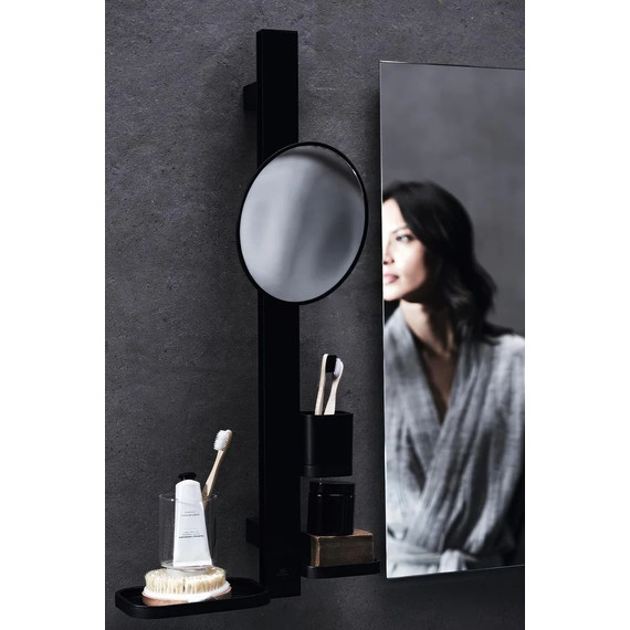 Стойка с мыльницей и зеркалом Ideal Standard BD589XG, чёрный матовый - фото 4
