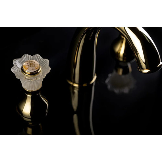 Смеситель для раковины Boheme Camelia 297, бронза - фото 3