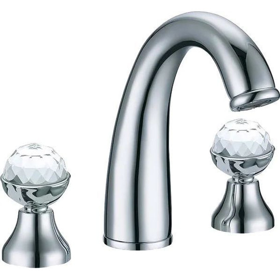 Смеситель для раковины Boheme Brillante Presente Swarovski 357, chrome - фото 