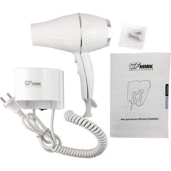 Фен для волос GFmark 6832, белый - фото 8