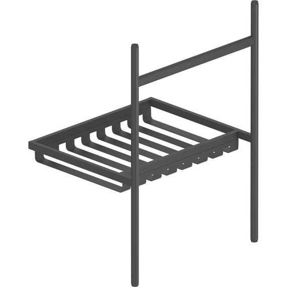 Консоль Ideal Standard Conca E2531XG с раковиной I Life B T460558, чёрный/серый - фото 4