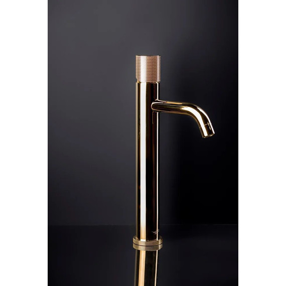 Смеситель для раковины высокий Boheme Stick 122-GG.2, золото, Цвет производителя: золото - фото 2