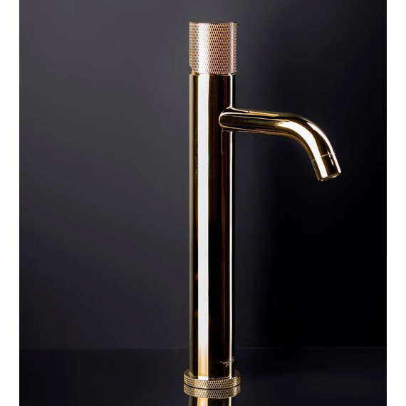 Смеситель для раковины высокий Boheme Stick 122-GG.2, золото, Цвет производителя: золото - фото 3