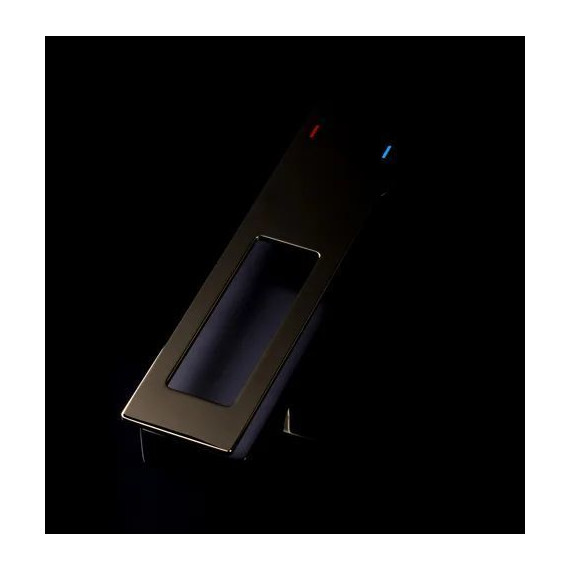 Смеситель для раковины Boheme Q 141-BG, чёрный/золото - фото 3