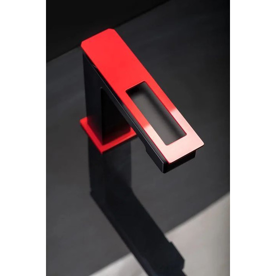 Смеситель для раковины Boheme Q 141-BR, black-red, Цвет производителя: black-red - фото 2