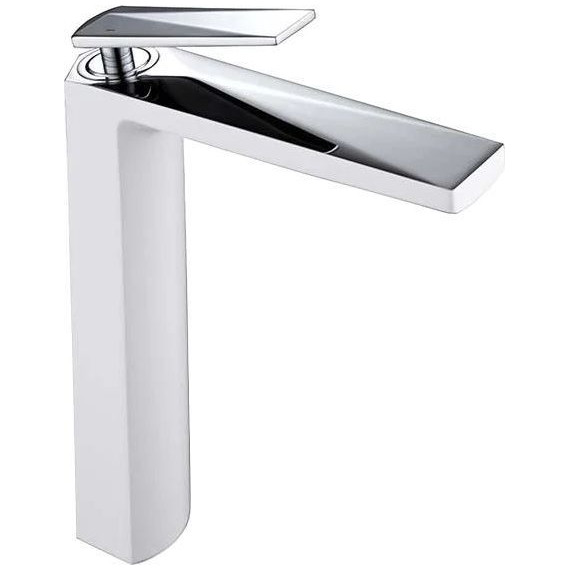 Смеситель для раковины высокий Boheme Venturo 372-W, белый, Цвет производителя: белый - фото 