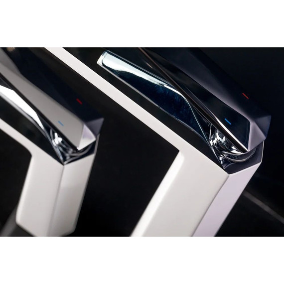 Смеситель для раковины высокий Boheme Venturo 372-W, белый, Цвет производителя: белый - фото 2