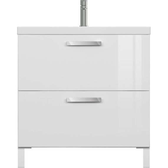 Тумба подвесная/напольная с раковиной Cersanit Melar 70 см 64129, белый - фото, картинка 6 Тумба подвесная/напольная с раковиной Cersanit Melar 70 см 64129, белый - фото 6
