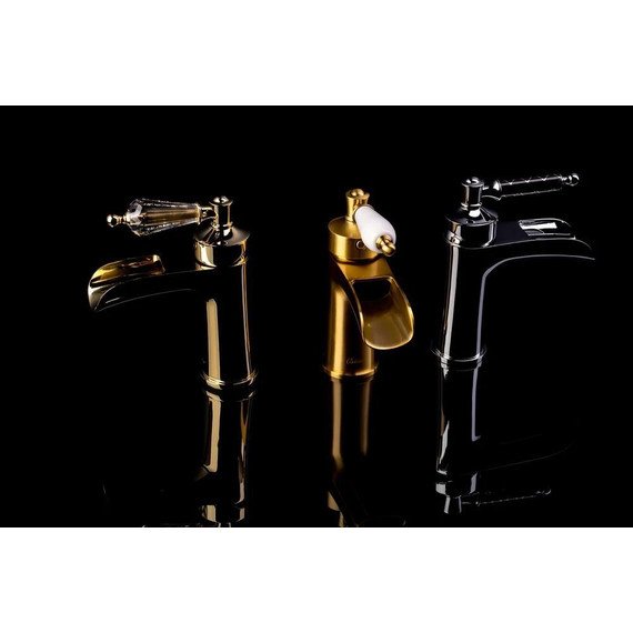 Смеситель для раковины Boheme Vogue 201, бронза - фото 4