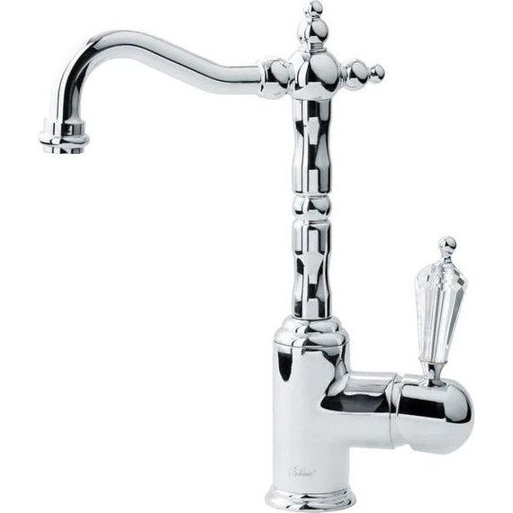 Смеситель для раковины высокий Boheme Brillante Ripresa Swarovski 342, chrome - фото 