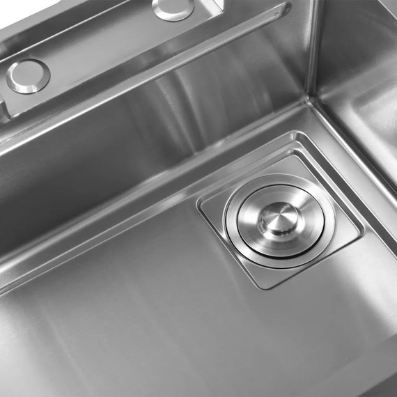 Кухонная мойка Gerhans K37545 1 мм, нержавеющая сталь (НОВИНКА 2024), Цвет производителя: нержавеющая сталь - фото, картинка 12 Кухонная мойка Gerhans K37545 1 мм, нержавеющая сталь (НОВИНКА 2024), Цвет производителя: нержавеющая сталь - фото 12