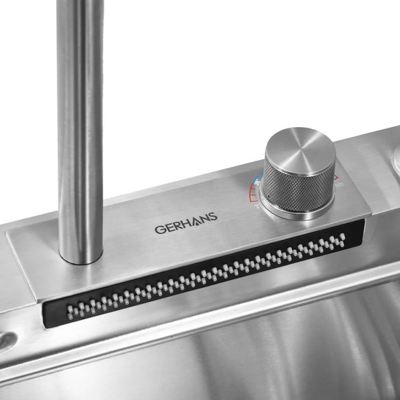 Кухонная мойка Gerhans K37545 1 мм, нержавеющая сталь (НОВИНКА 2024), Цвет производителя: нержавеющая сталь - фото, картинка 14 Кухонная мойка Gerhans K37545 1 мм, нержавеющая сталь (НОВИНКА 2024), Цвет производителя: нержавеющая сталь - фото 14