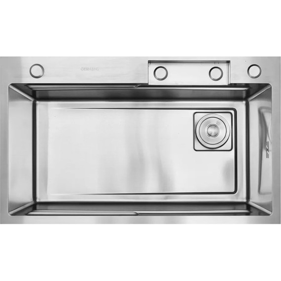 Кухонная мойка Gerhans K37545 1 мм, нержавеющая сталь (НОВИНКА 2024), Цвет производителя: нержавеющая сталь - фото, картинка 8 Кухонная мойка Gerhans K37545 1 мм, нержавеющая сталь (НОВИНКА 2024), Цвет производителя: нержавеющая сталь - фото 8