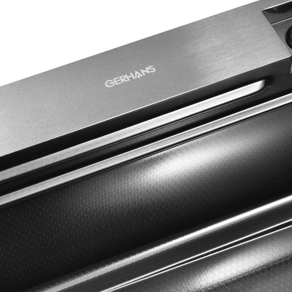 Кухонная мойка Gerhans K37545BD 1 мм, графит (НОВИНКА 2024), Цвет производителя: графит - фото 14