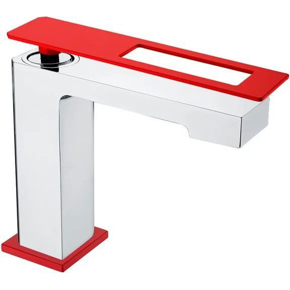 Смеситель для раковины Boheme Q 141-CRR, red chrome, Цвет производителя: red chrome - фото 