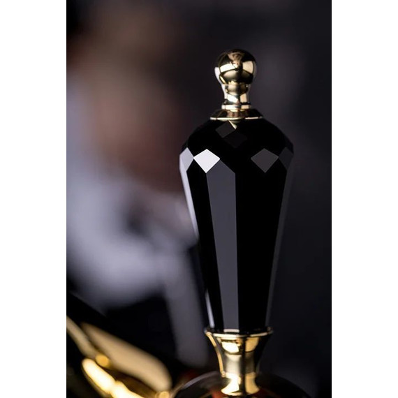 Смеситель для раковины высокий Boheme Tradizionale Nero Swarovski 252, золото - фото 2