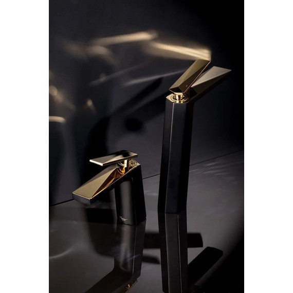 Смеситель для раковины Boheme Venturo 381-B, чёрный/золото, Цвет производителя: чёрный, золото - фото 4