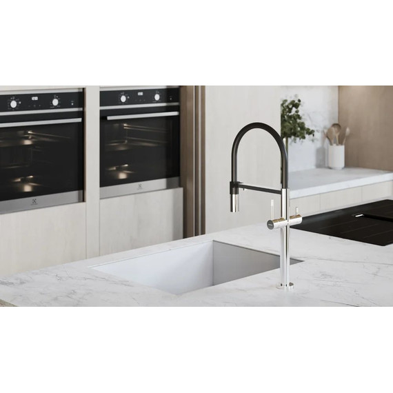 Смеситель для кухни Boheme Uno 115-CR, black chrome, Цвет производителя: black chrome - фото 2