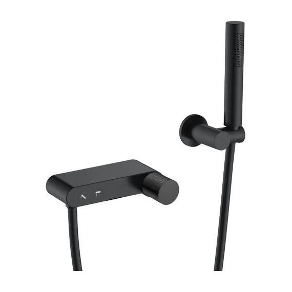 Смеситель для ванны Boheme Stick 123-BB.2, чёрный, Цвет производителя: чёрный - фото 