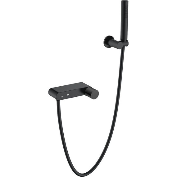 Смеситель для ванны Boheme Stick 123-BB.2, чёрный, Цвет производителя: чёрный - фото 2