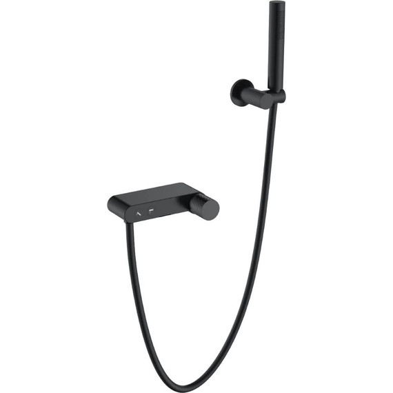 Смеситель для ванны Boheme Stick 123-BB, чёрный матовый, Цвет производителя: чёрный матовый - фото 2