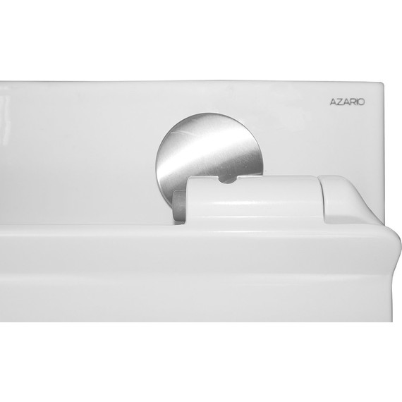 Унитаз подвесной безободковый Azario Fretta Round с тонкой крышкой микролифт - фото 12