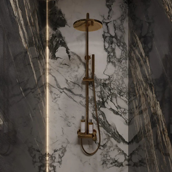 Душевая стойка Boheme Stick 128-GG, золото, Цвет производителя: золото - фото 2