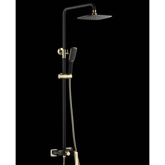 Душевая стойка Boheme Venturo 388-B, чёрный/золото, Цвет производителя: чёрный, золото - фото 3