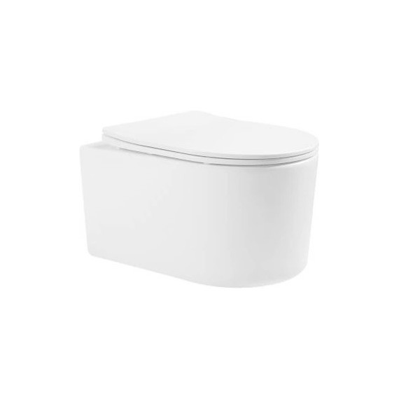 Инсталляция с подвесным унитазом комплект: Loranto 4501 с подвесным безободковым унитазом Aquatek Мия AQ2004-00 сиденье микролифт - фото 2