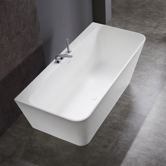 Ванна отдельностоящая Cezares Liner 170x80 см CZR-LINER-170-80-60-SSB, белый матовый - фото 3