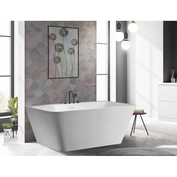 Ванна отдельностоящая Cezares Liner 170x80 см CZR-LINER-170-80-60-SSB, белый матовый - фото 4