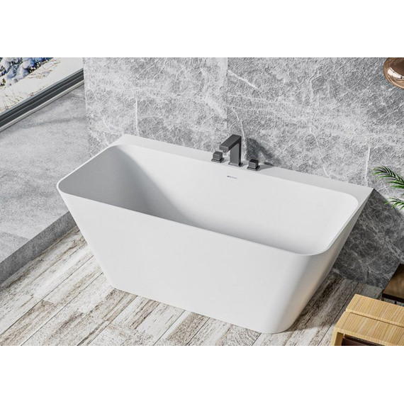 Ванна отдельностоящая Cezares Liner 170x80 см CZR-LINER-170-80-60-SSB, белый матовый - фото 6