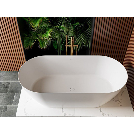 Ванна отдельностоящая Cezares Relax 170x80 см CZR-RELAX-170-80-57-SSB, белый матовый - фото 5