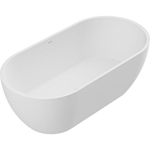 Ванна отдельностоящая Cezares Stylus 160x80 см CZR-STYLUS-160-80-54-SSB, белый матовый - фото 2