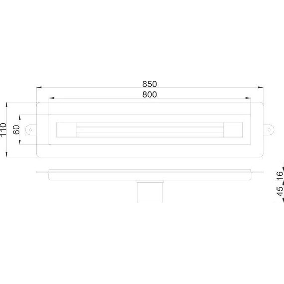 Трап Boheme B&T Infinity 80 см 981-80-G, золото, Цвет производителя: золото - фото 5