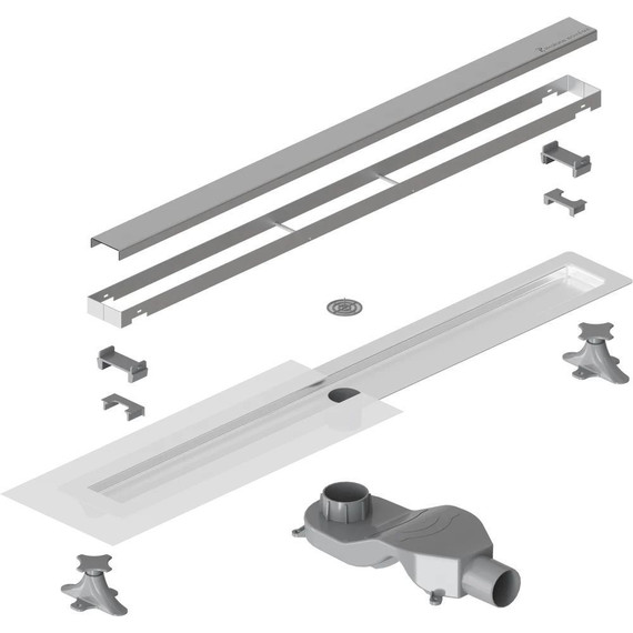 Трап Boheme Premium Linear 80 см 982-80-CR, chrome (под плитку), Цвет производителя: chrome - фото 3