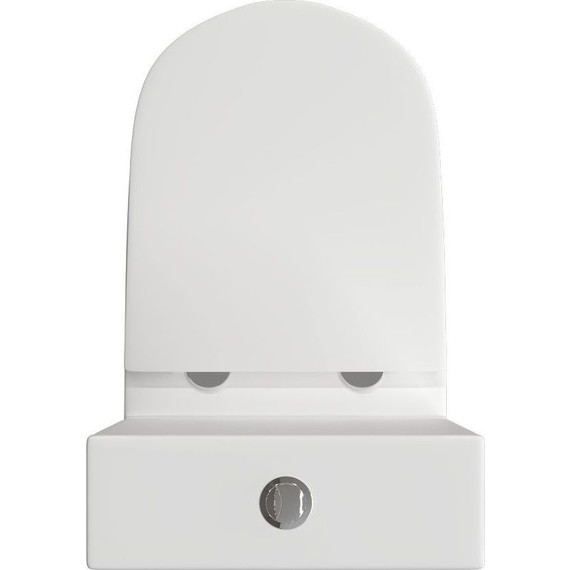 Унитаз-компакт безободковый Тритон Astro 2345 с тонкой крышкой микролифт - фото 5