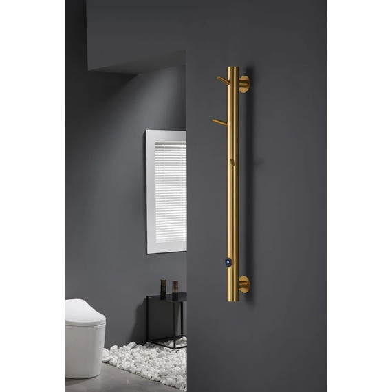 Полотенцесушитель электрический Boheme Uno П1 1300x200 мм 724-BR, бронза, Цвет производителя: бронза - фото 2