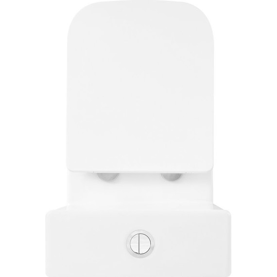 Унитаз-компакт безободковый Тритон Corso CO-3006 с тонкой крышкой микролифт (система смыва торнадо) - фото 6