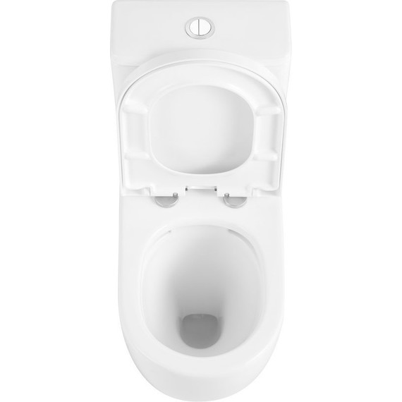 Унитаз-компакт безободковый Тритон Corso CO-3806 с крышкой микролифт (система смыва торнадо) - фото 7