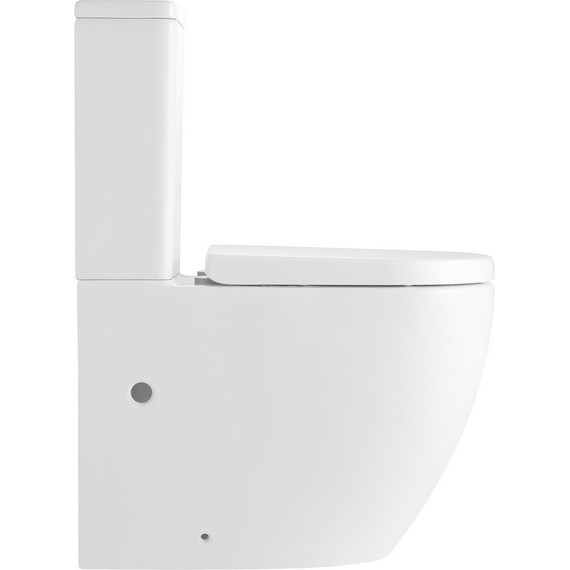 Унитаз-компакт безободковый Тритон Corso CO-3806 с крышкой микролифт (система смыва торнадо) - фото 10