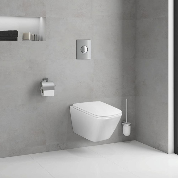 Унитаз подвесной безободковый Azario Pro PRO-002 с тонкой крышкой микролифт - фото 11