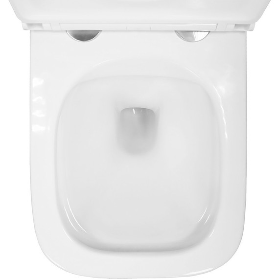 Унитаз подвесной безободковый Azario Pro PRO-002 с тонкой крышкой микролифт - фото 9