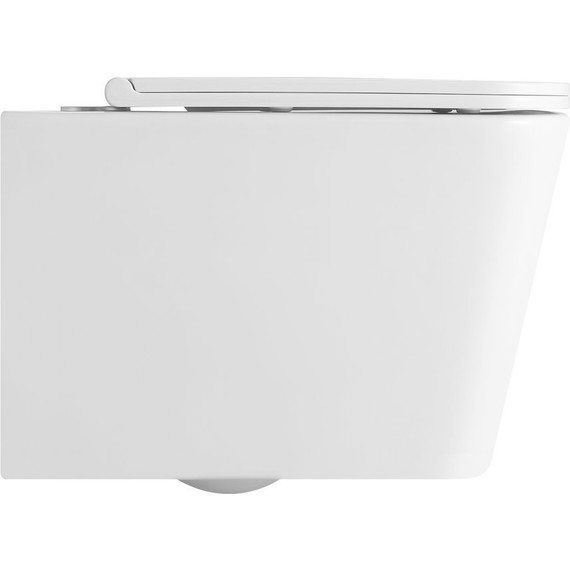 Унитаз подвесной безободковый Тритон Verso 3032 с крышкой микролифт (система смыва торнадо) - фото 4