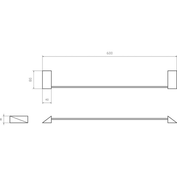 Полотенцедержатель Boheme New Venturo 10312-CR, chrome, Цвет производителя: chrome - фото 2