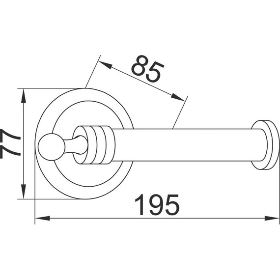 Держатель для туалетной бумаги Boheme Hermitage 10335, бронза, Цвет производителя: бронза - фото 5