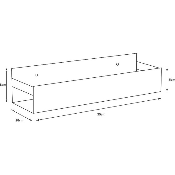 Полочка Boheme Q 10965-B, чёрный матовый, Цвет производителя: чёрный матовый - фото 5