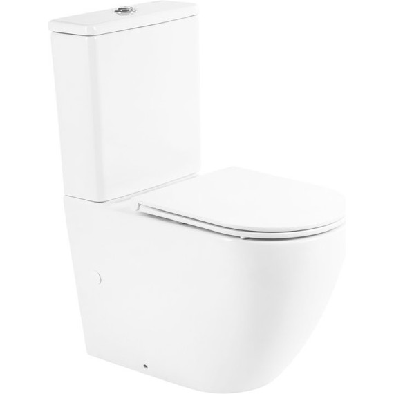 Унитаз-компакт безободковый BelBagno Sfera-R BB2141CPR - фото 